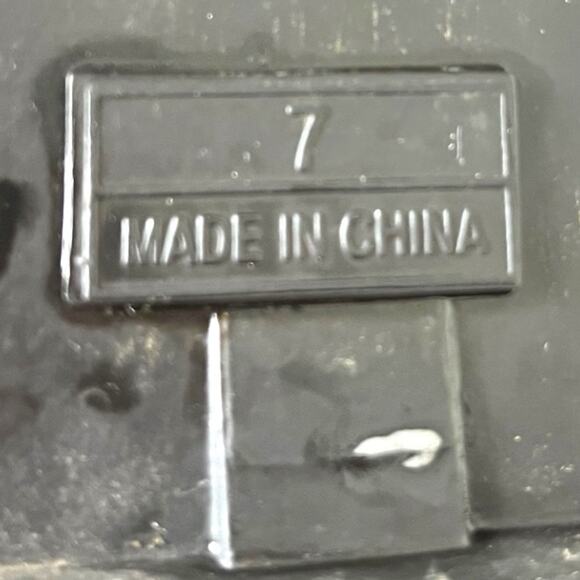 The Sak Sacroot Rain Boots Peace Love Boho Chunky Black Multi Women’s Size 7M - Picture 14 of 15